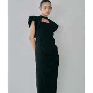 ANDRESD ドレス balloon hemline dress / バルーンヘムラインドレス