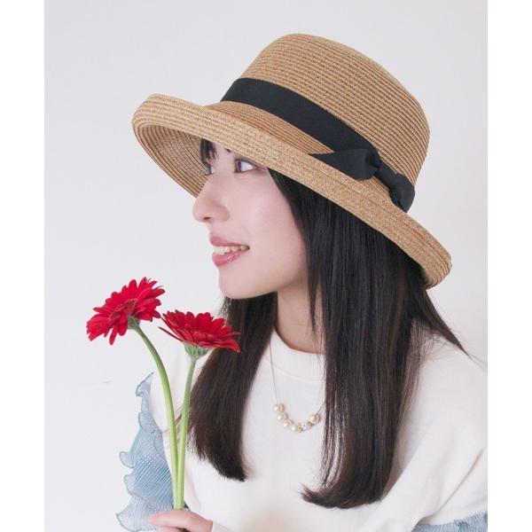 帽子 ハット ソフトペーパー キャペリン レディース