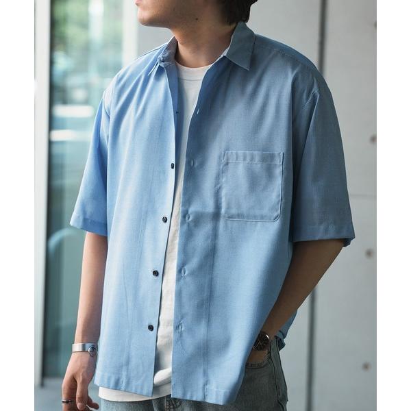 シャツ ヘアラインストライプ半袖シャツ メンズ