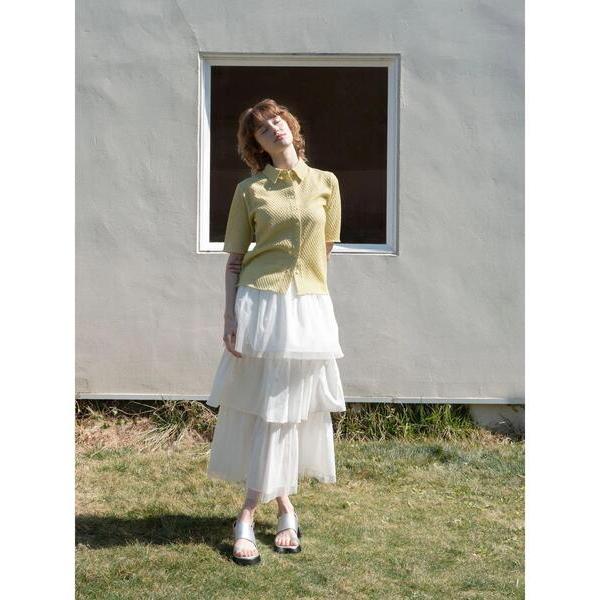 スカート チュールティアードスカート「2025summer catalog item」