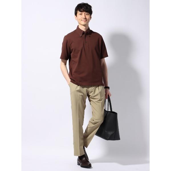 スラックス PERFORMANCE PANTS タックテーパードパンツ ウォッシャブル ストレッチ ...