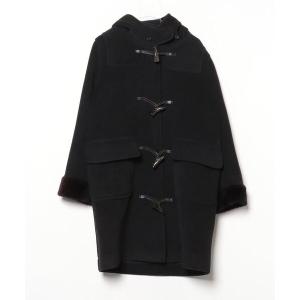 「OLD ENGLAND」 ダッフルコート - ブラック レディース