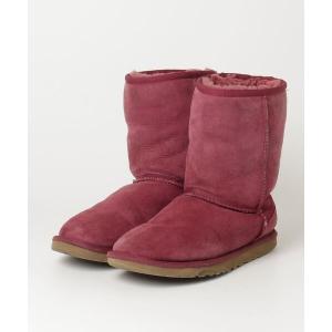 「UGG」 ムートンブーツ 23cm パープル レディース