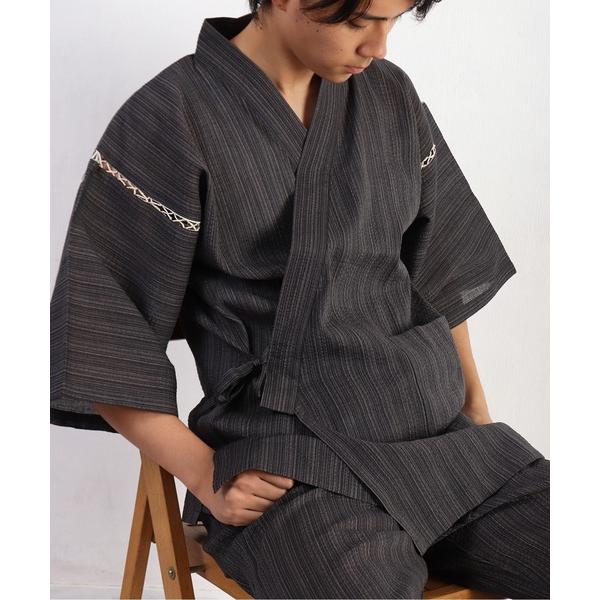 浴衣 しじら織 甚平 メンズ レディース