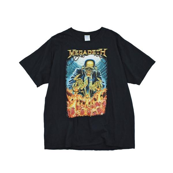 tシャツ 「ヴィンテージ古着」Y2K PORT＆COMPANY “MEGADETH” バンド Tシャ...