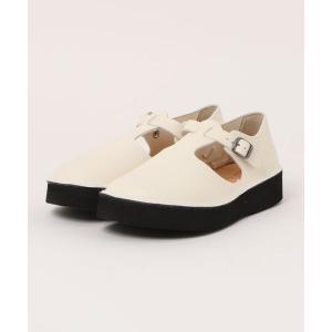 サンダル 「Organic handloom」オーガニックハンドルーム GUNA PLATFORM 厚底本革サンダル レディース