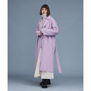 「N.O.R.C」 チェスターコート M ラベンダー レディース