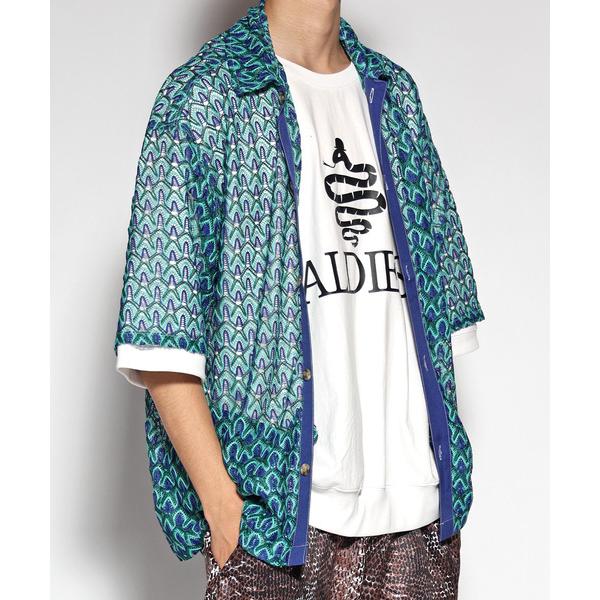 シャツ Mesh Unevenness Shirts / メッシュアンイーブンネスシャツ メンズ レ...