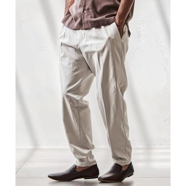 スラックス mp13686-ポリブッチャーワイドテーパードスラックス メンズ