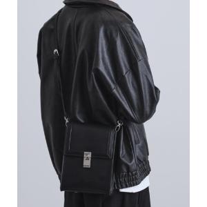 ショルダーバッグ スクエアボックスショルダーバッグ（ユニセックスアイテム） メンズ レディース