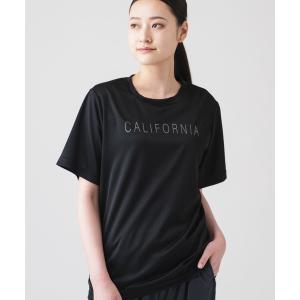 tシャツ 「K-SWISS/ケースイス」ドライクルーカリフォルニアプリント半袖Ｔシャツ レディース メンズ