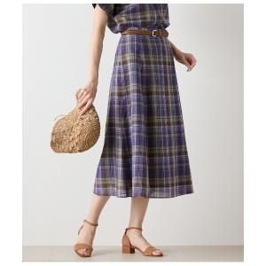 NEWYORKER（ニューヨーカー） ウールブラックウォッチ アシメキルト