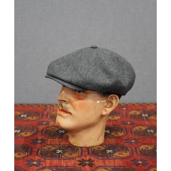 帽子 キャスケット LUCKY DAN LIGHT MELTON メンズ