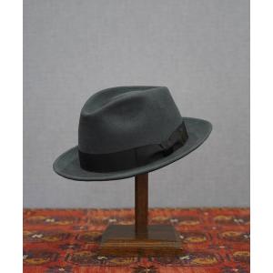 the fat hatter グレー ウールフェルトハット the fat hatter グレー ウールフェルトハット