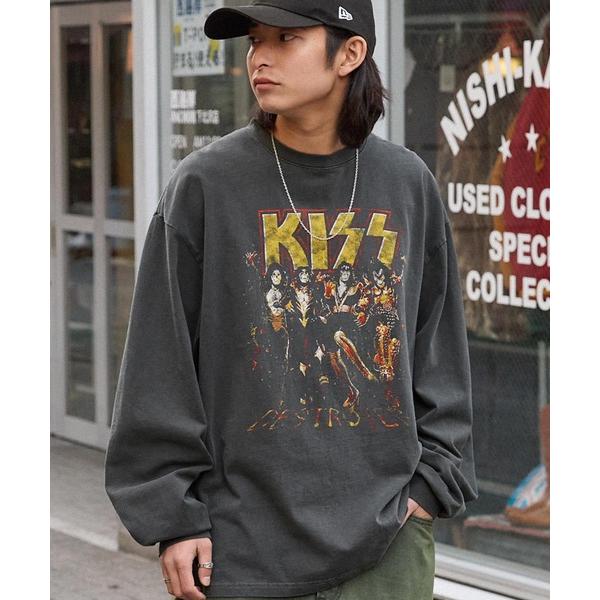 「MONO-MART」 長袖Tシャツ L グレー メンズ