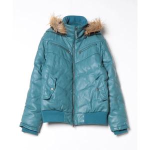 「THE CASUAL」 「spu」ダウンジャケット L ブルー メンズ