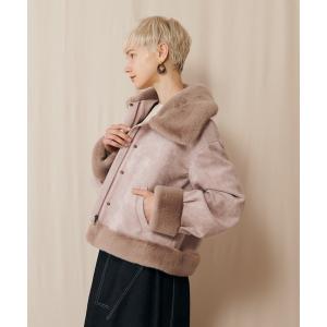 「SUPREME.LA.LA.」 ジップアップブルゾン MEDIUM ピンク レディース