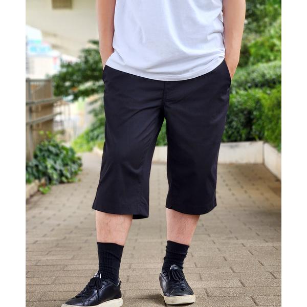 パンツ 「親子コーデ」6.5分丈ドビーイージーハーフパンツ メンズ