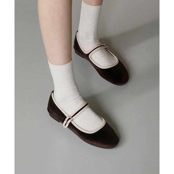 バレエシューズ パンプス Amila メリージェーン フラットシューズ (1cm)