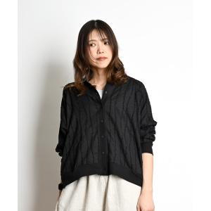 カーディガン ジャガードカーディガン レディース