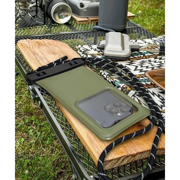 スマホケース Owltech/オウルテック 防水ケース フロート カーキオリーブ IP68 M-WP...