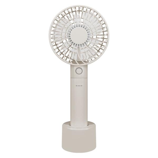 Owltech/オウルテック ハンディーファン ポータブル ミニファン ライトグレー OWL-HF0...