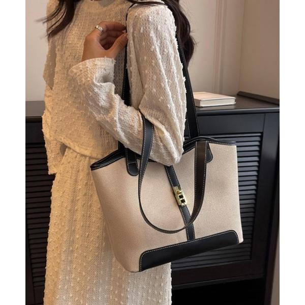 ショルダーバッグ バッグ 上品キャンバスショルダーバッグ レディース