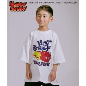 tシャツ 「PAIRMANON STREET」「HOT STUFF」プリント Tシャツ キッズ 子供服 男の子 女の子