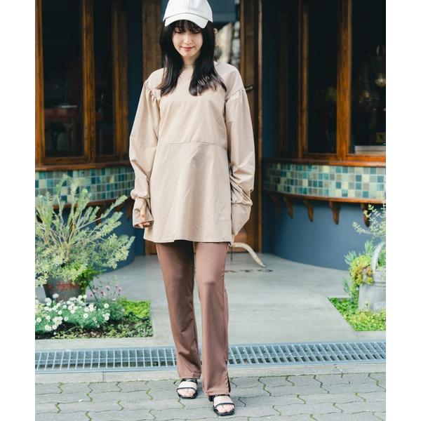 ラッシュガード DEVICE＋ ラッシュガード スリット ロングパンツ 水陸両用 日焼け防止 レディ...