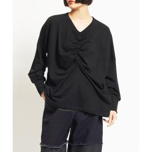 tシャツ 60/-ファイン裏毛　ギャザーＴ レディース メンズ