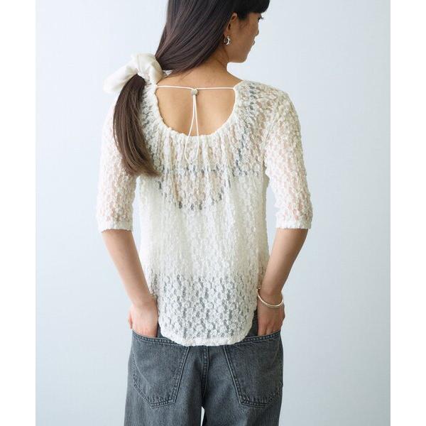 tシャツ lace layered pullover レディース