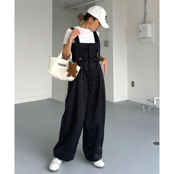 サロペット オーバーオール パラシュートサロペットパンツ レディース