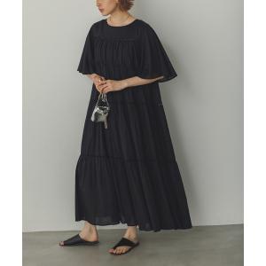 ワンピース コットン ティアード 半袖ワンピース