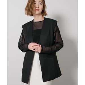 ノーカラージャケット レディース