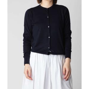 カーディガン JOHN SMEDLEY ELINOR ジョンスメドレー 長袖コットンニットカーディガン レディース