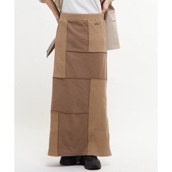 スカート 「HL」PATCHWORK RIB SKIRT
