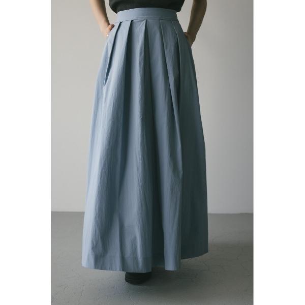 スカート タックフレアスカート