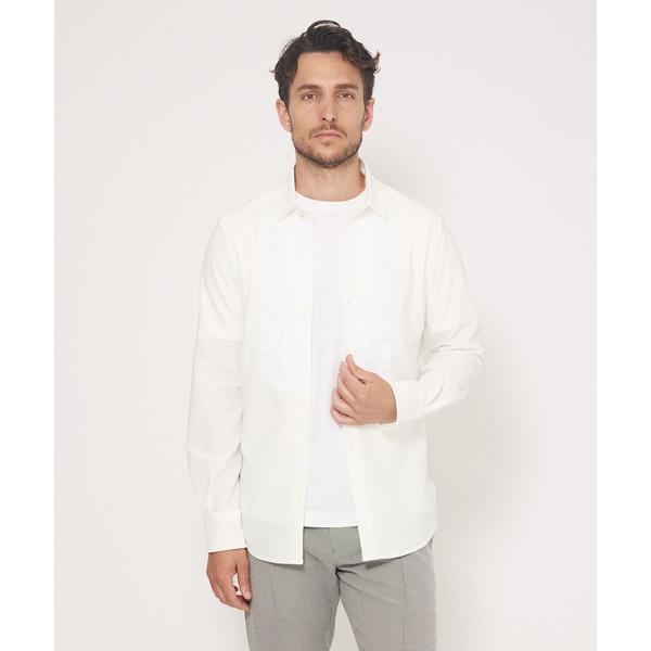 シャツ 「吸水速乾 / ストレッチ」トリコットサッカー ブザムシャツ メンズ