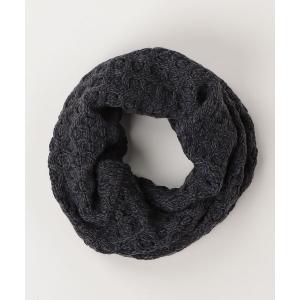 「aran WOOLLEN MILLS」 スヌード FREE ダークグレー レディース