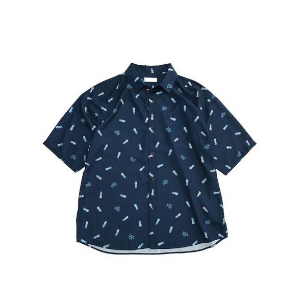 シャツ Candy Fantasy 総柄シャツ 半袖 シャツ メンズ