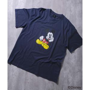 tシャツ 「Disney/ディズニー」　MICKEY　ミッキーマウス　オーバーサイズ　半袖Tシャツ メンズ レディース