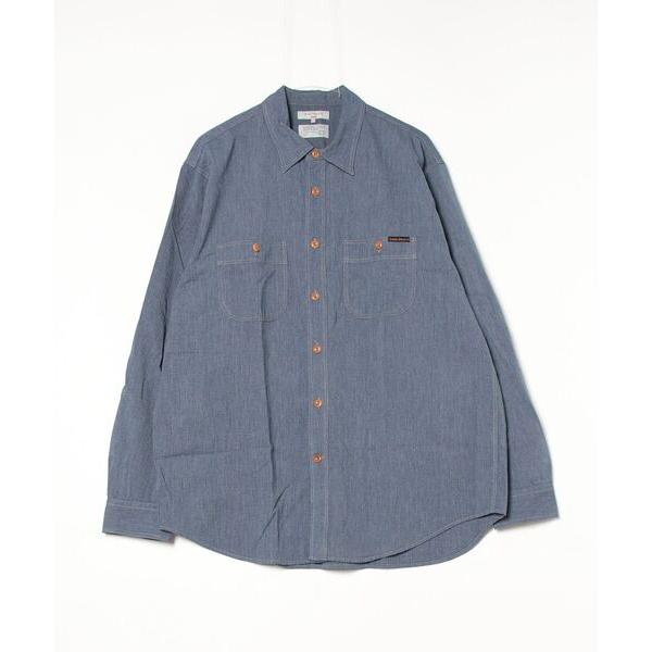 シャツ Nudie Jeans/ヌーディージーンズ Julian Chambray / ワークシャツ...