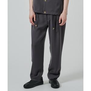 スラックス 「CULLNI」2Tuck Pants with Long Belt for STUDIOUS メンズ