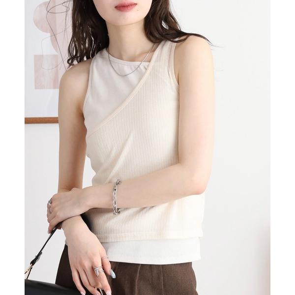 タンクトップ ノースリーブ マルチWAYデザインタンクトップ レディース