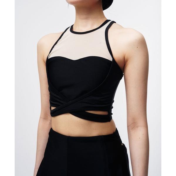 uvカット 水着 SWIM CROPPED TANKTOPS / スイムクロップドタンクトップ レデ...