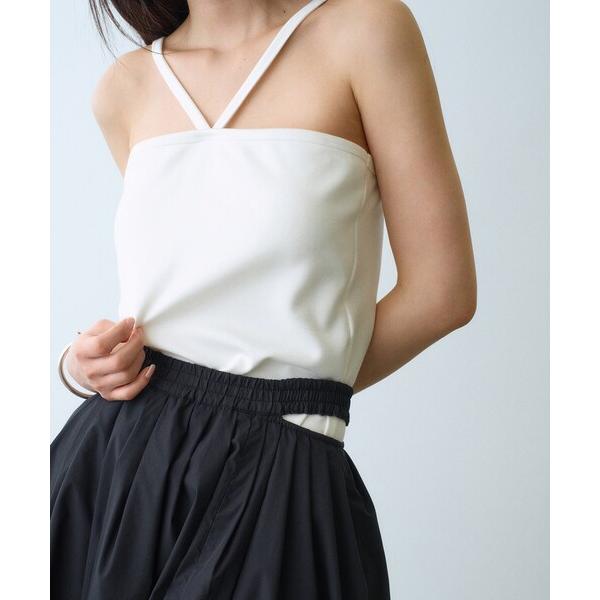 タンクトップ ノースリーブ design cut camisole レディース