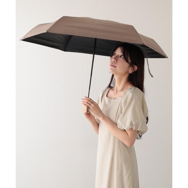 折りたたみ傘 晴雨兼用 ソリッドカラー フック型 コンパクト 折りたたみ傘 レディース