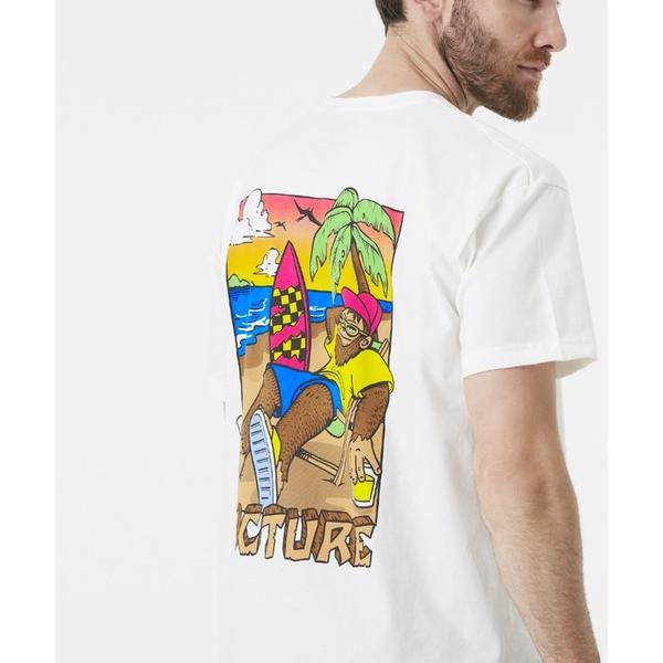 tシャツ 「PICTURE/ピクチャー」SQUATCY TEE　バックプリント　ワンポイント　Tシャ...