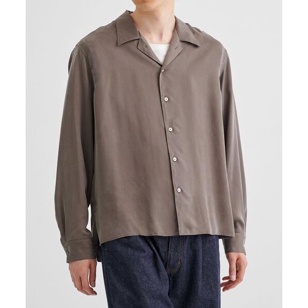 シャツ HIGH TWIST CUPRA オープンカラーシャツ 接触冷感｜吸湿性 メンズ