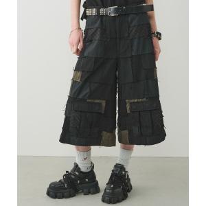 AIVER（アイバー） ワイドパンツ カーゴパンツ カモボロワークパンツ